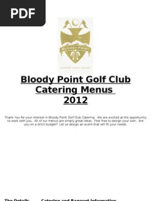 Full Menu Packet