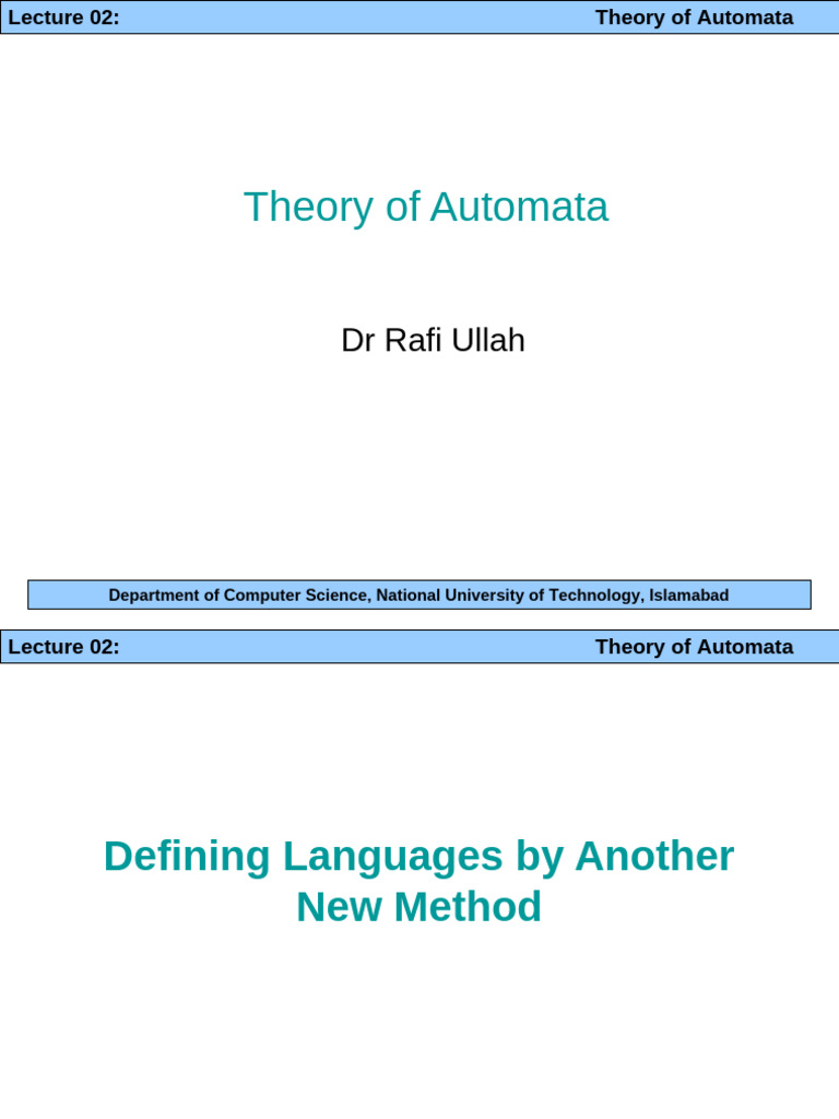 Regular Expressions in Automata Theory | PDF | Regular Expression ...