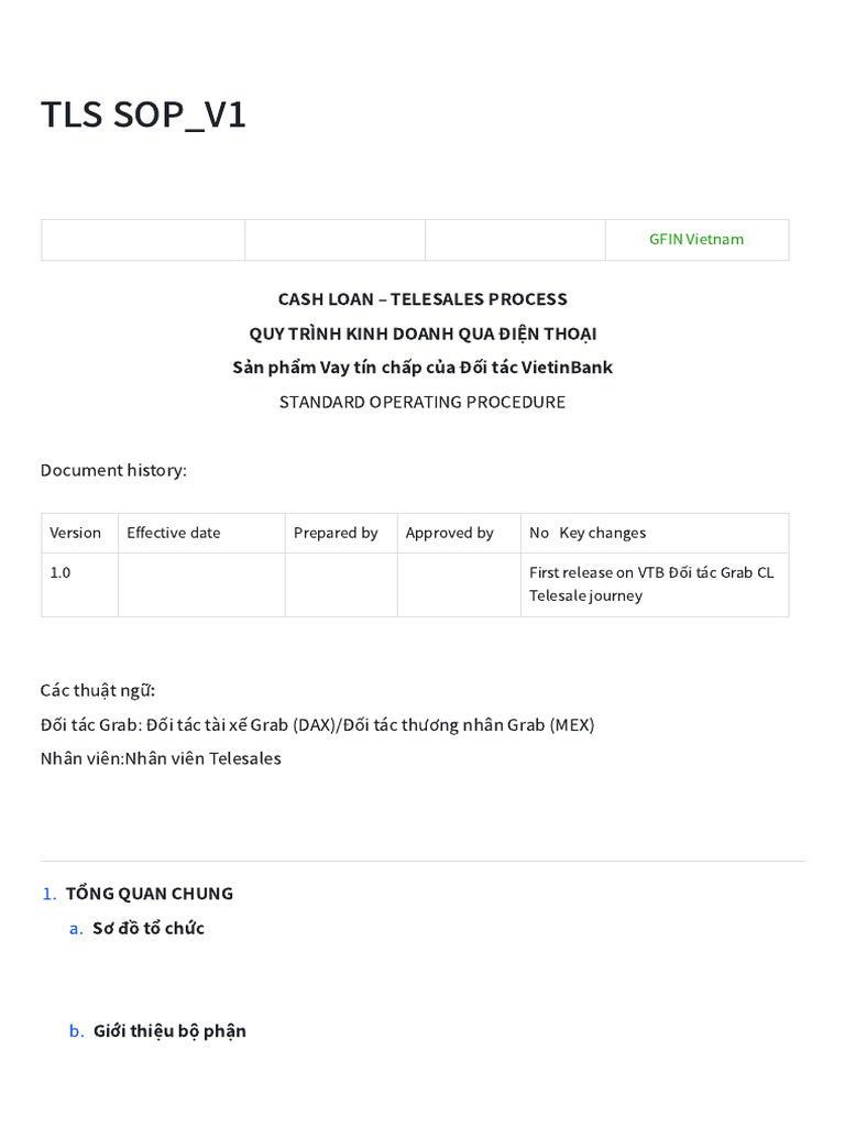 TLS Sop - V1 | PDF