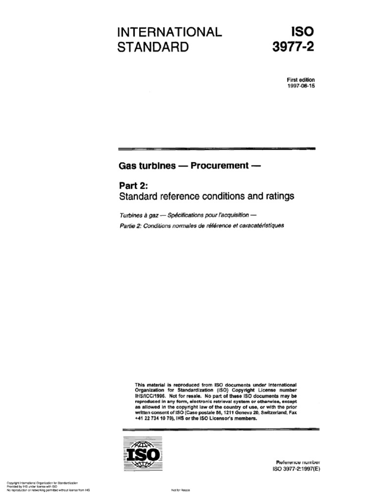 Iso 3977-2 1997 (Global Health Safety Fire Environment) | PDF
