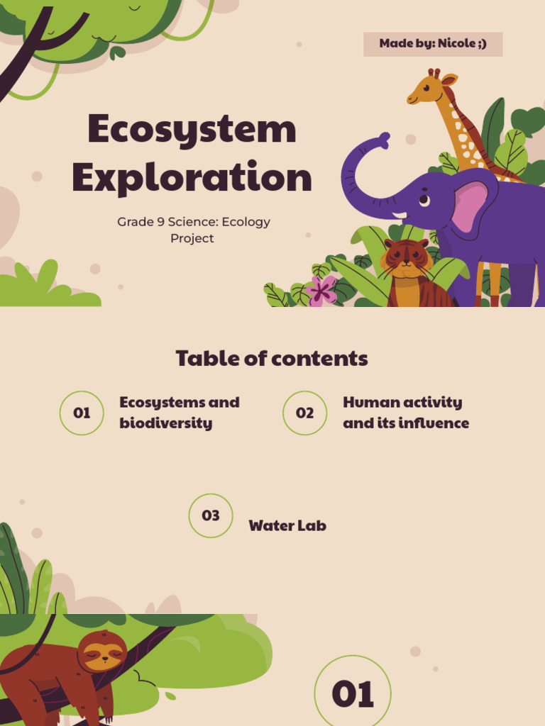 Science Project Ecosystem Explorationdddddwwwwwaaaaa | PDF | Earth | Water