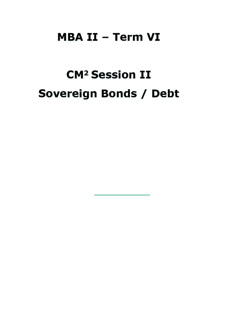 Sovereign Risk Assessment Framework | PDF | Macroeconomics | Gross ...