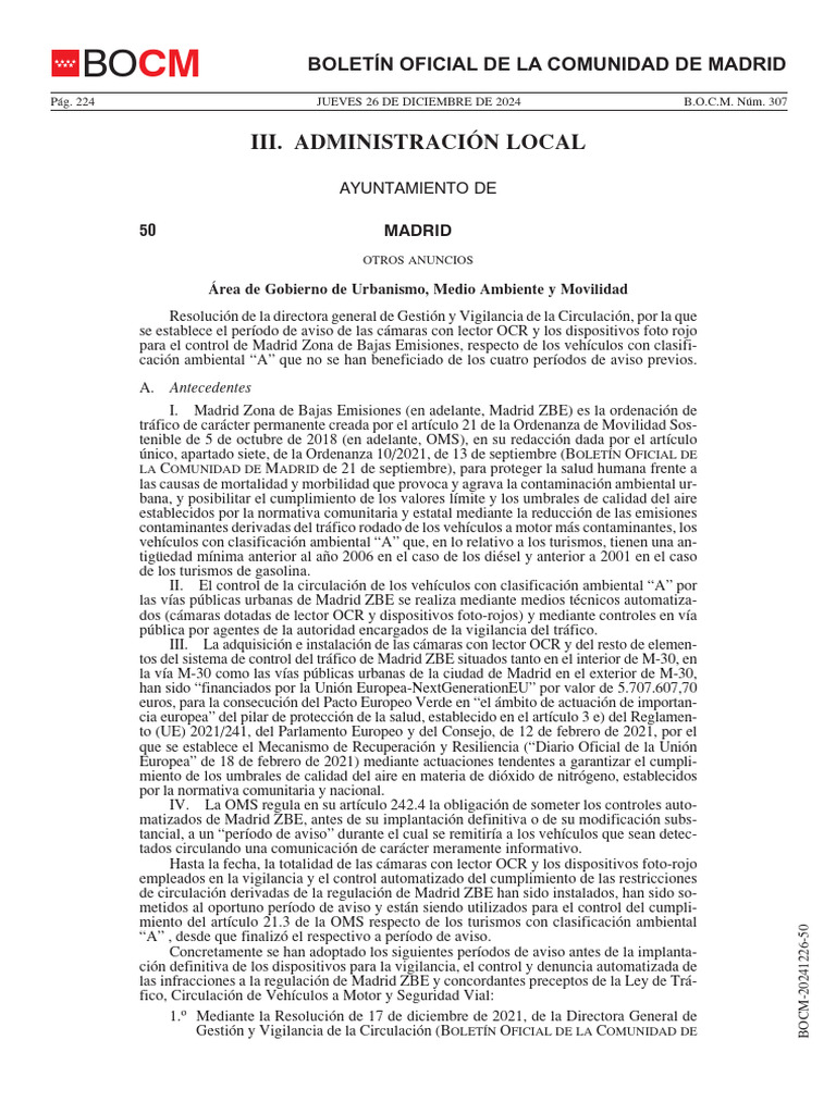 Bocm 20241226 50 | PDF | Madrid