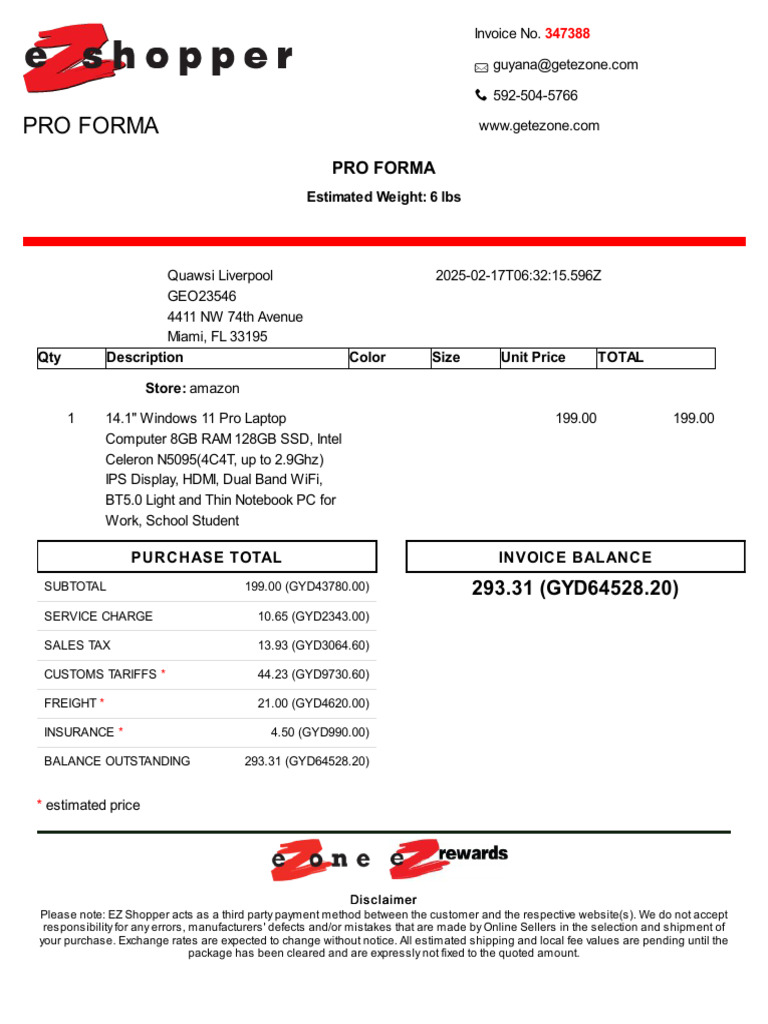 Pro Forma | PDF | Pro Forma | Laptop