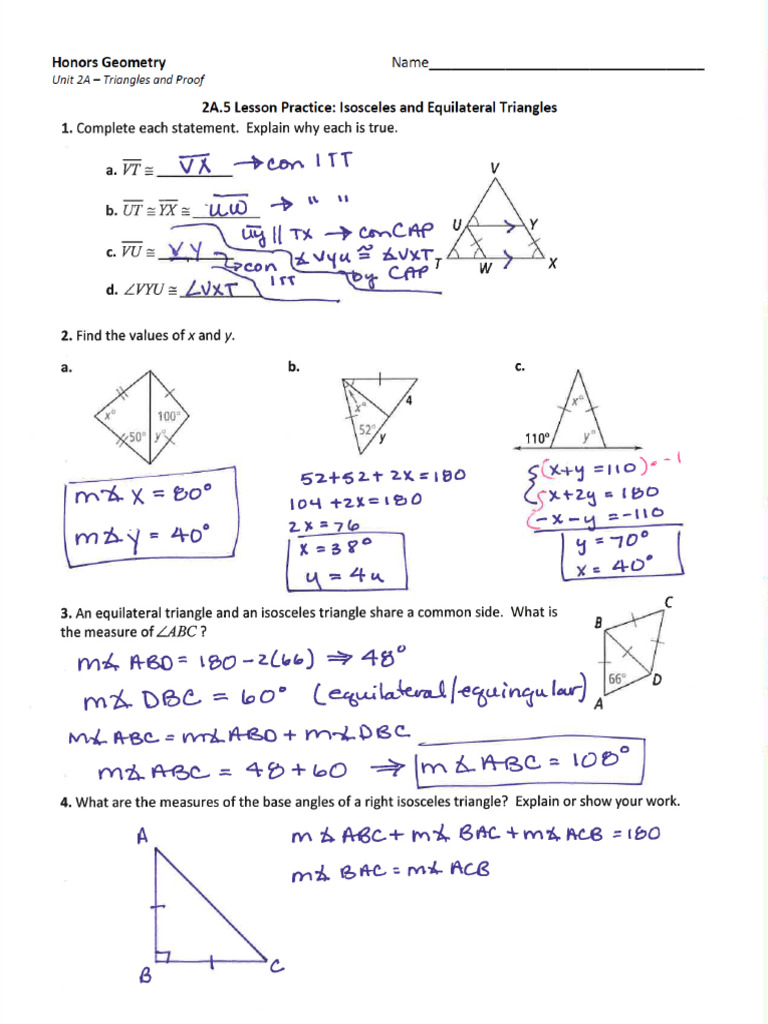 Kami Export - Haowen Xiang - HGeo 2A.5 Isosceles Triangles Practice KEY ...