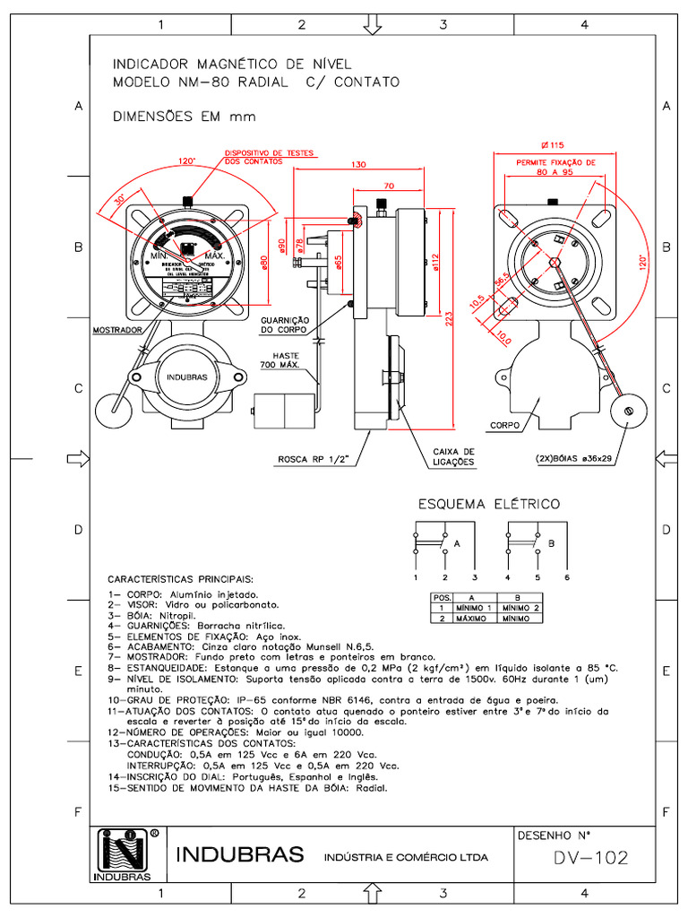 DV 102 Nm80cc Radial | PDF
