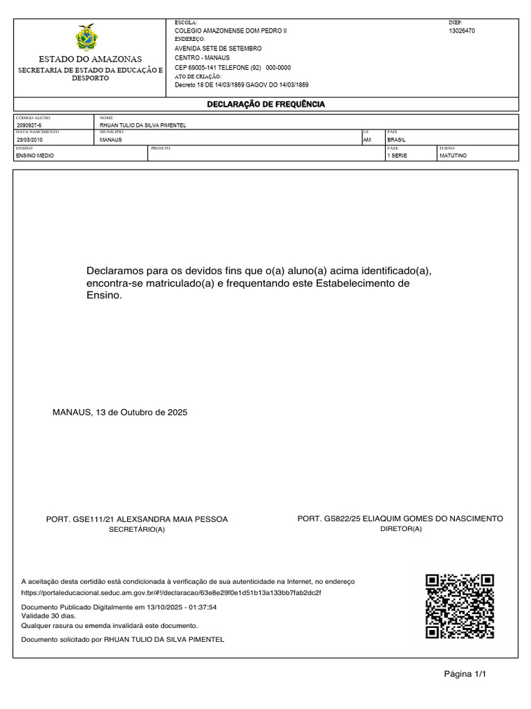 Comprovante de Escolaridade %E2%80%93 Diploma Ou Certif..._RHUAN TULIO ...