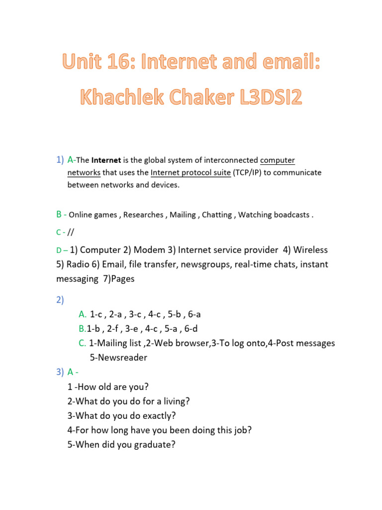 Unit 16 Khachlek Chaker | PDF