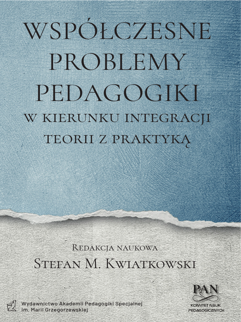 Współczesne Problemy Pedagogiki E-Book | PDF