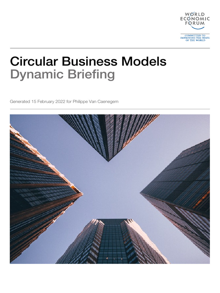 Trends in Circular Business Models | PDF | Sustainability | World ...