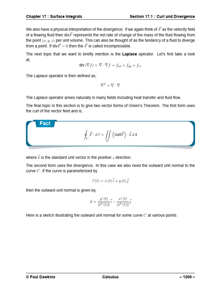 Surface Integrals: Curl, Divergence, Parametrics | PDF | Integral | Sphere