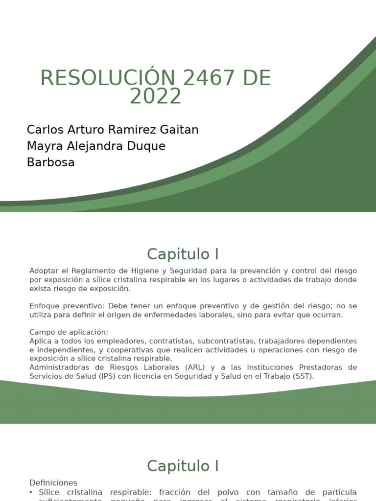 Resolución 2467 de 2022 | PDF
