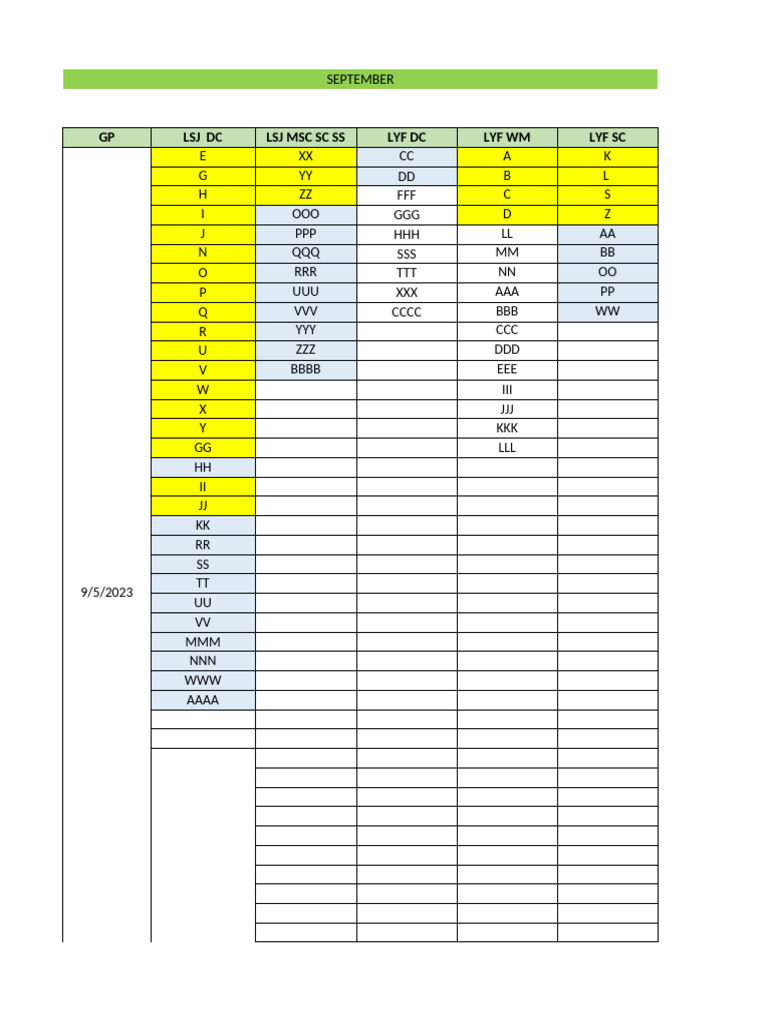 Input GP Wip 2 September | PDF