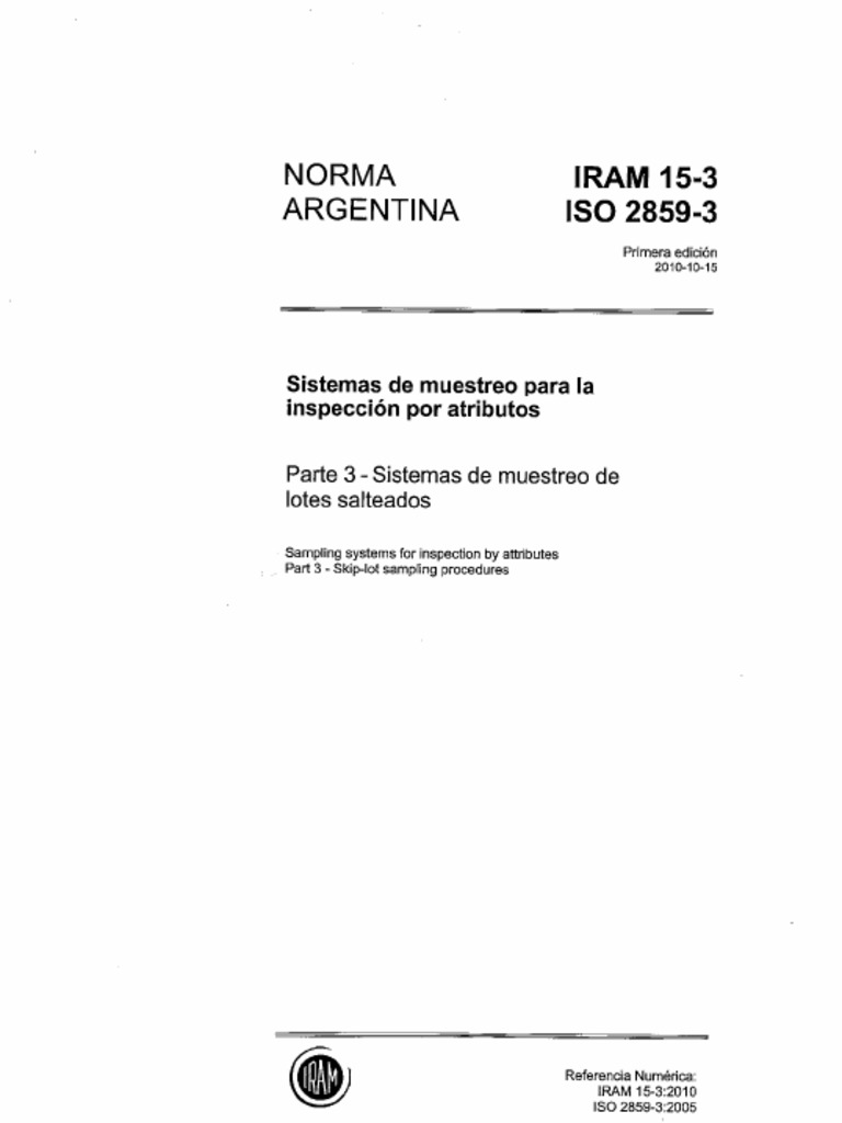 Iram 15-3 | PDF