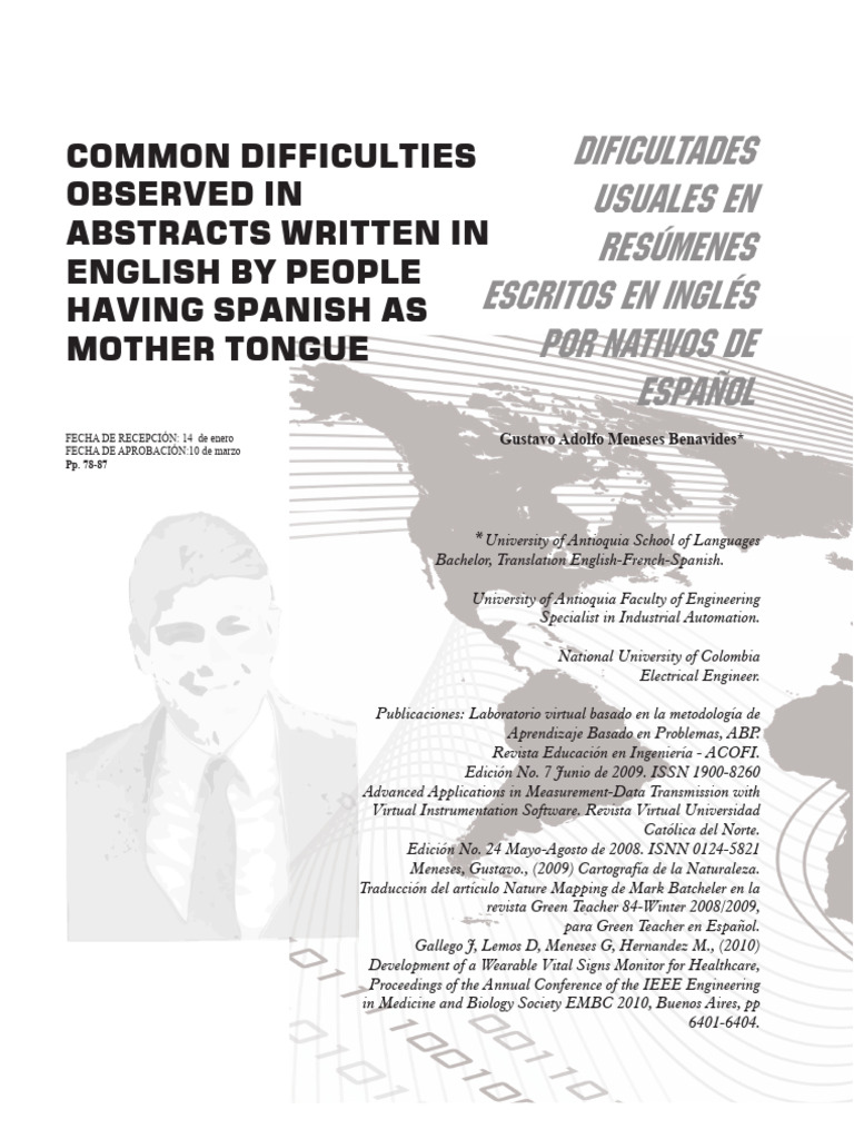 Spanish Speakers' Abstract Translation Issues | PDF | Translations ...