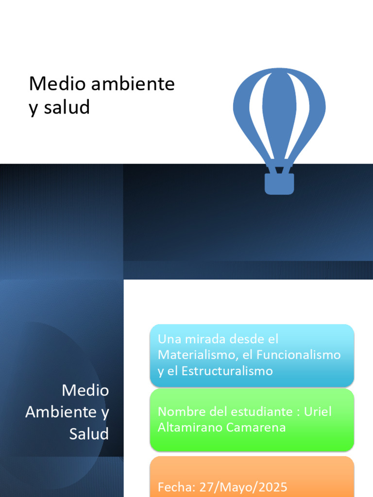 Relación entre Medio Ambiente y Salud | PDF | Entorno natural ...