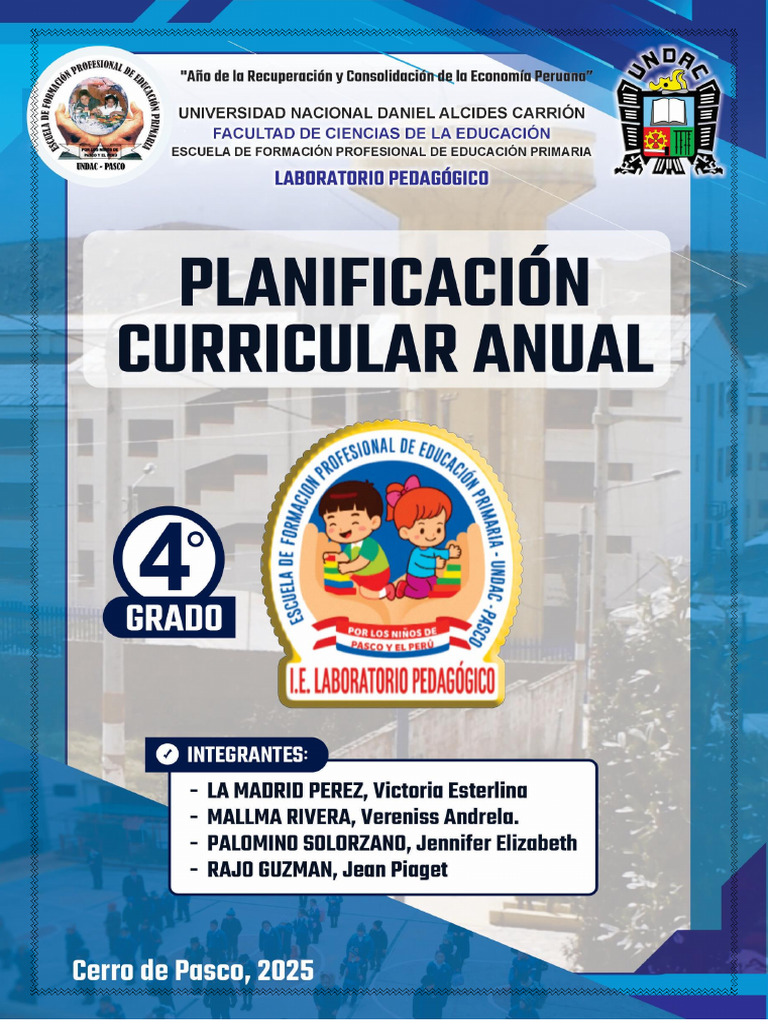 Planificación Curricular 2025: Pasco | PDF | Datos | Aprendizaje