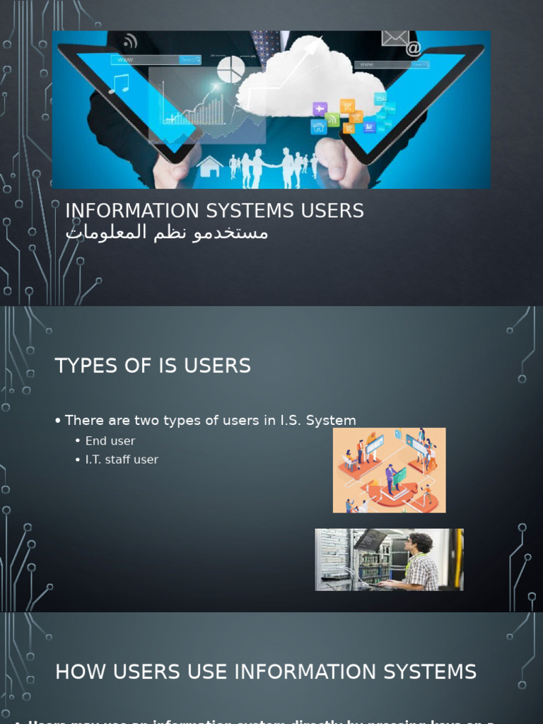 6-Information System Useres & Benefits | PDF