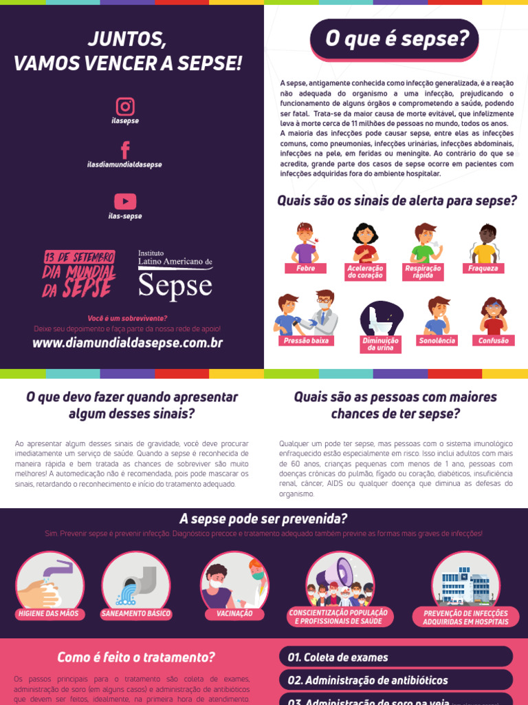 Entenda a Sepse: Sinais e Prevenção | PDF | Sepse | Infecção