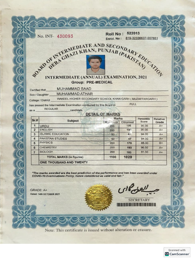 FSC Degree | PDF
