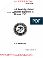 1967 US Marine Corps Vietnam War Professional Knowledge Gained From Operational Experience in Vietnam 1967 511p
