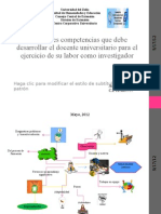 Principales Competencias Que Debe Desarrollar El Docente Universitario