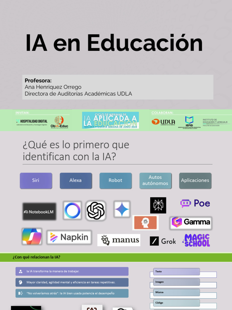 IA en Educación: Transformación y Uso Ético | PDF | Inteligencia ...