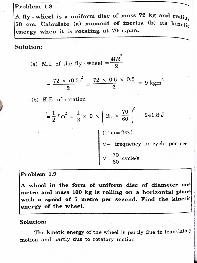 Direct Collision and Center of Gravity Analysis | PDF | Rotation ...