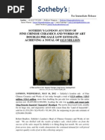 Sotheby’s Fine Chinese Ceramics & Works Of Art Sale Totals £12.9 Million, Doubling Its Pre-Sale Low Estimate