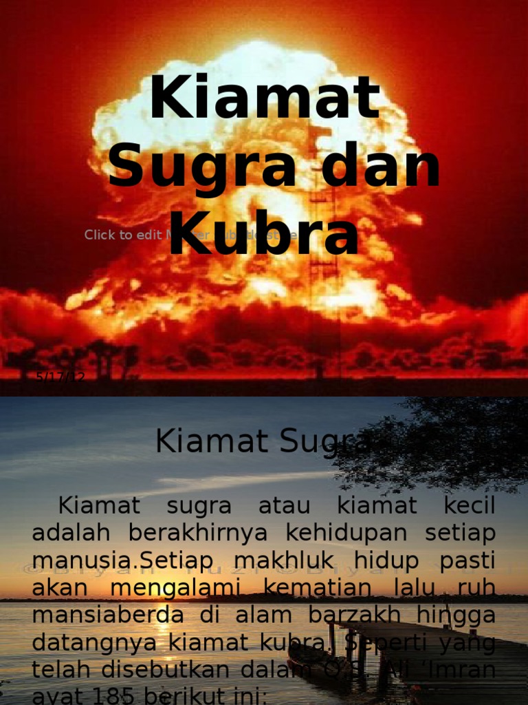 hari kiamat in english