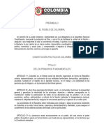 Constitucion Politica Colombiana