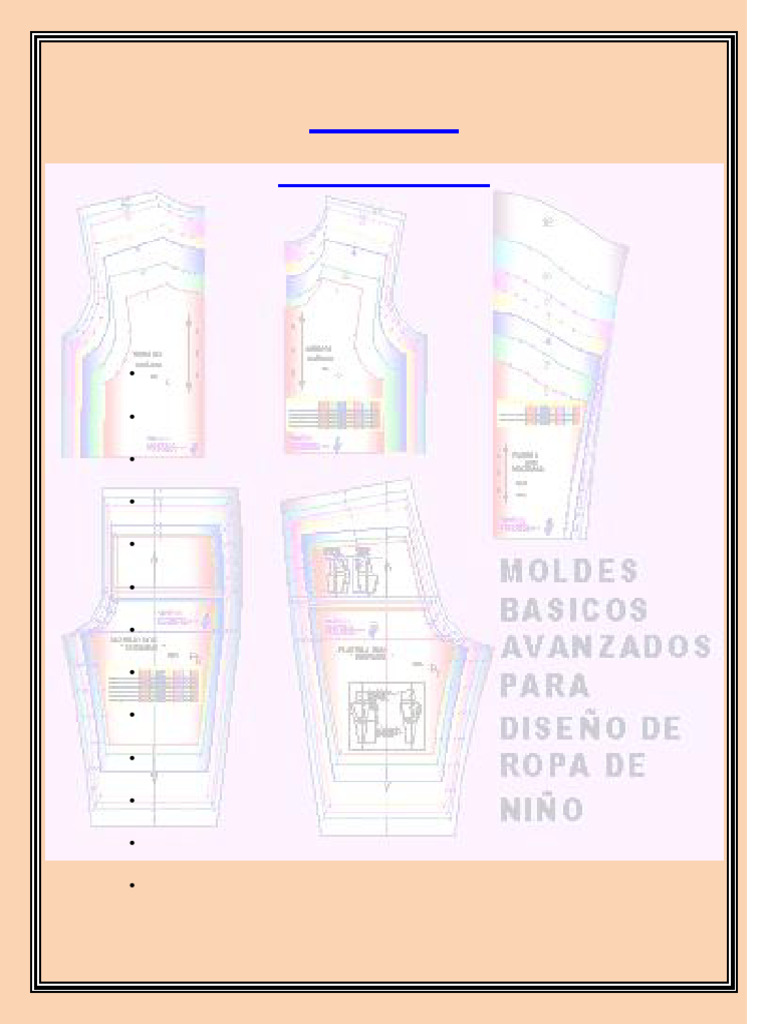Manual de Ropa Infantil: Patrones y Técnicas | PDF