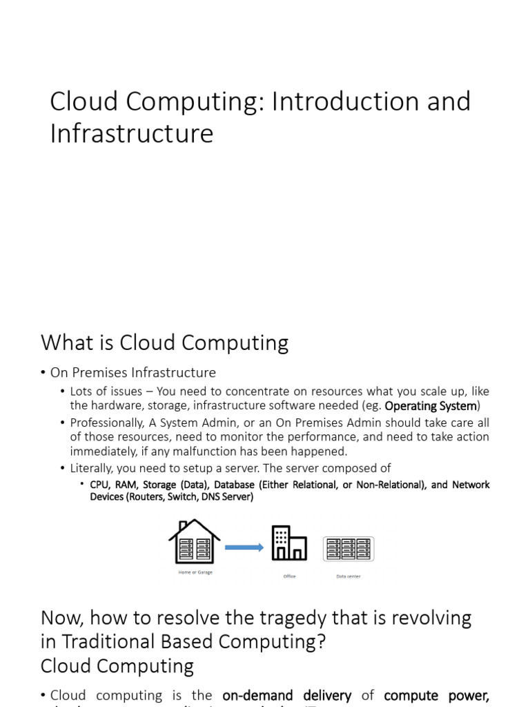 Cloud Computing Overview and Benefits | PDF | Cloud Computing ...