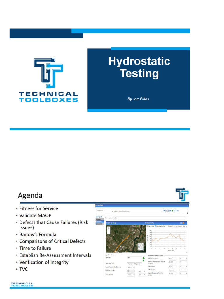 TTT - Hydrostatic Testing For Defects | PDF