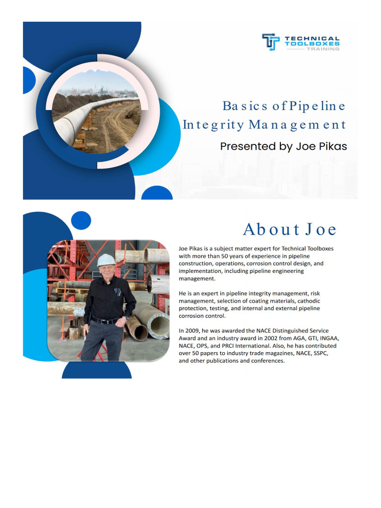TTT - Basics of Pipeline Integrity Management | PDF