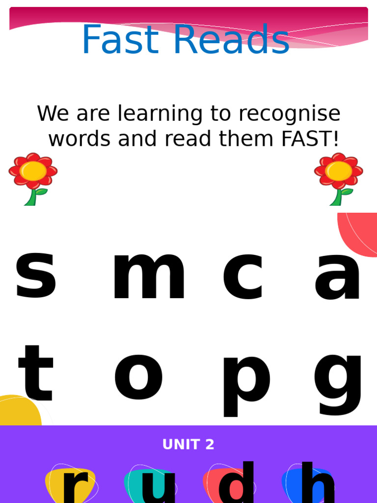 Fast Word Recognition Practice | PDF
