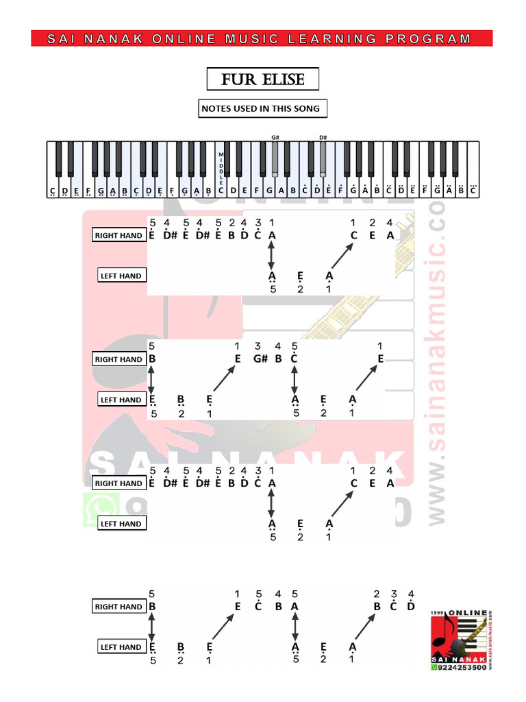 KBD Fur Elise | PDF
