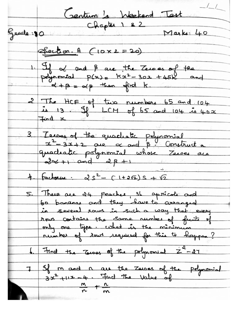 Grade 10 (1&2) | PDF