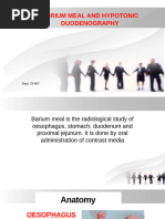 Barium Meal Procedure Guide | PDF