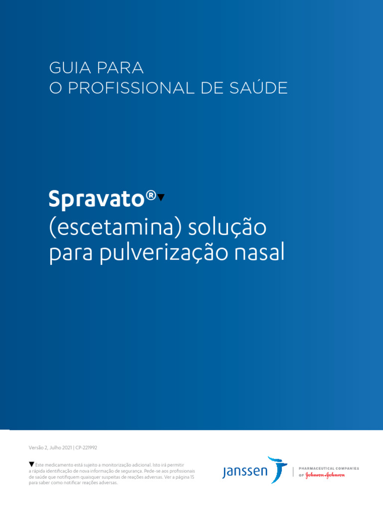 Riscos e Administração do Spravato® | PDF | Depressão | Psiquiatria