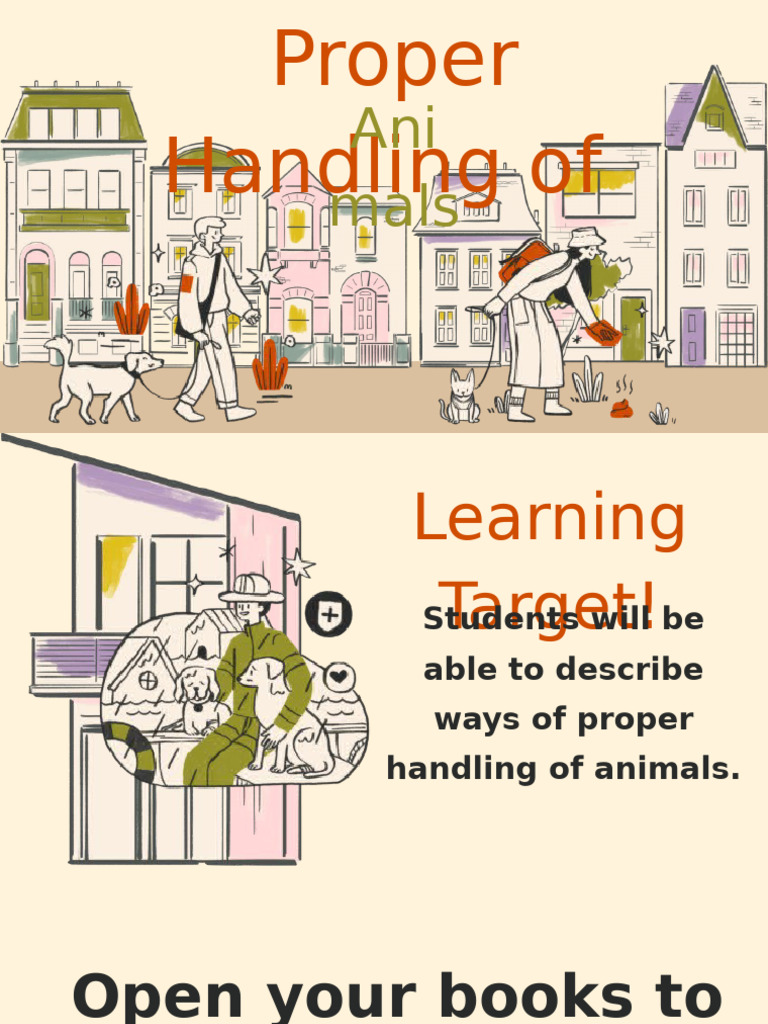 Proper Animal Handling and Care Guide | PDF | Pet | Animal Welfare
