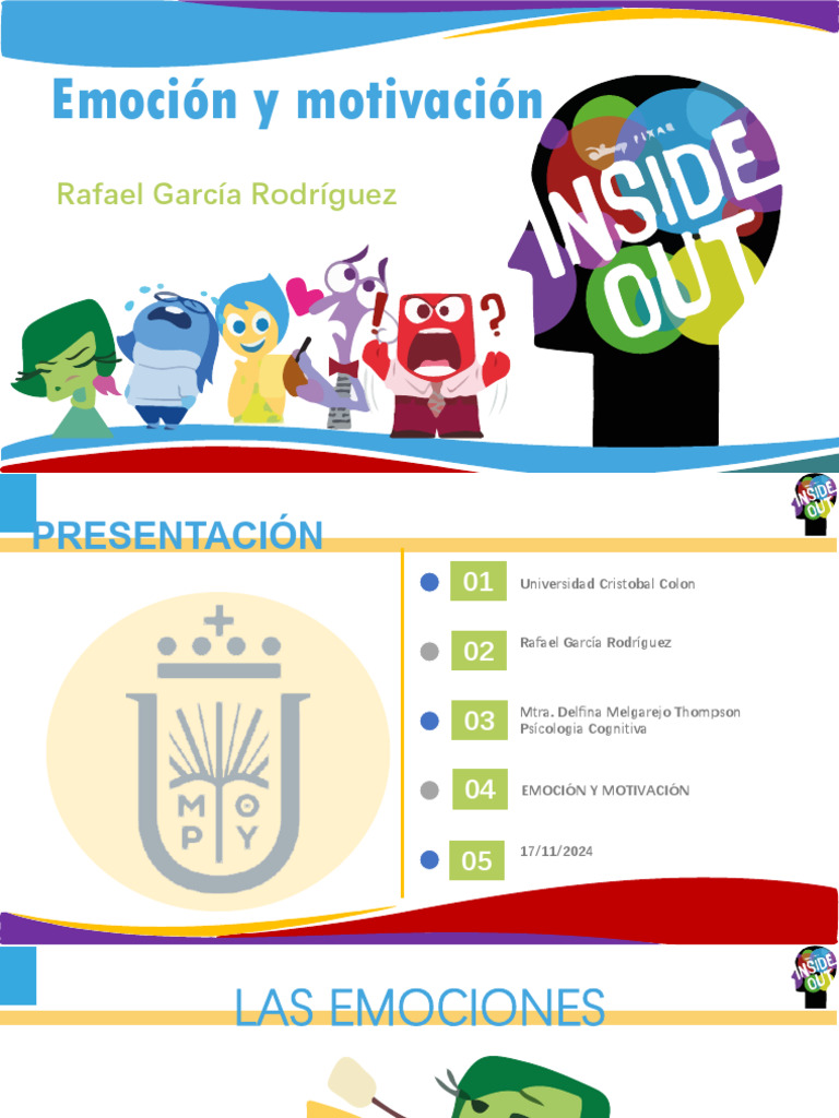 Emoción y Motivación | PDF | Las emociones | Motivacional