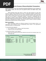 Tally - ERP 9: Now, Automate The Process of Reconciling Bank Transactions