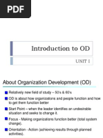 Introduction To OD: Unit I