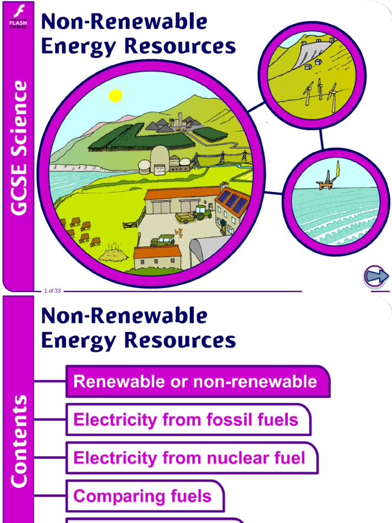 Renewable vs Non-Renewable Energy | PDF | Nuclear Power | Fuels