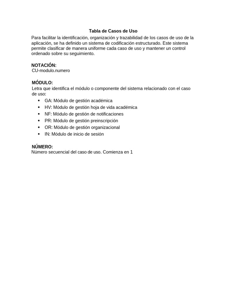 Casos de Uso para Gestión Académica | PDF | Usuario (informática ...