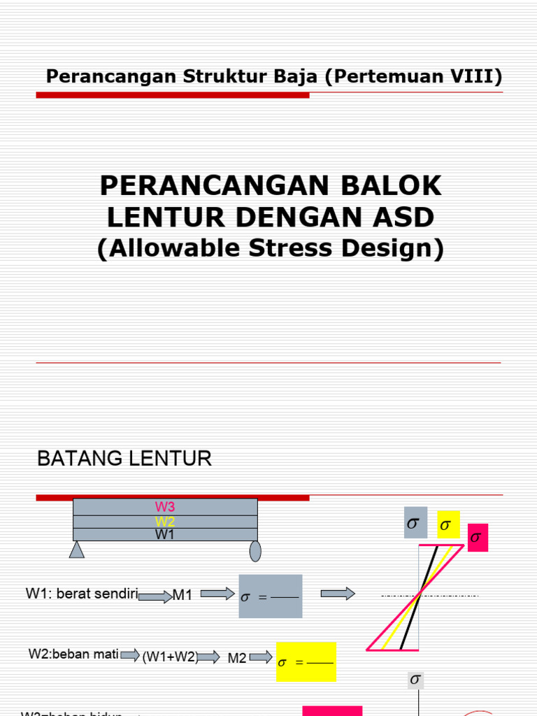 Balok Metode ASD | PDF