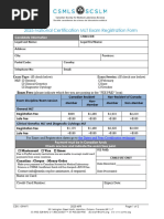 CSMLS Transition to CAMLPR Certification | PDF