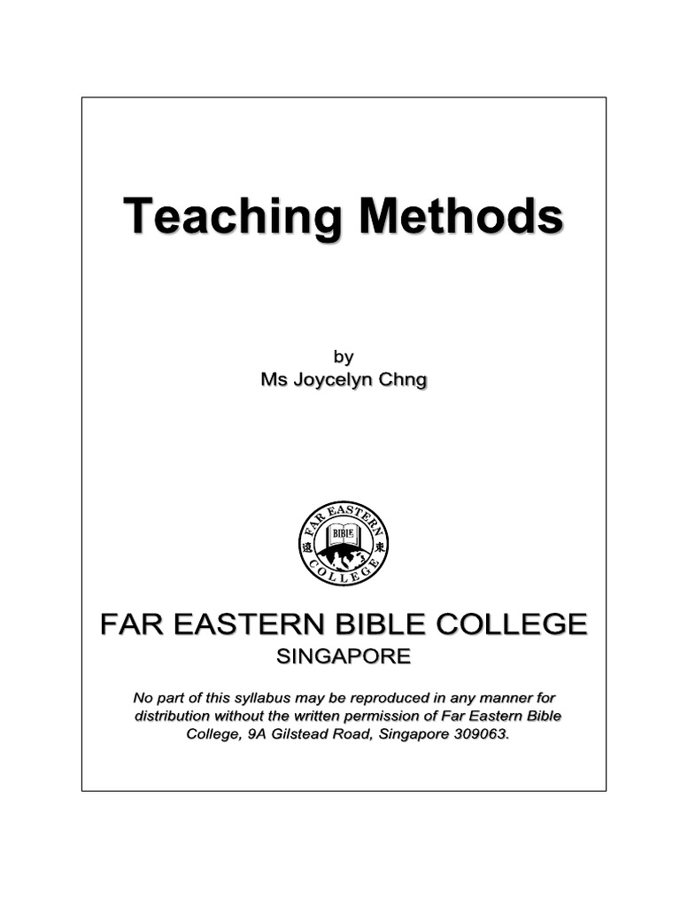 Effective Teaching Methods Overview | PDF | Teaching Method | Teachers