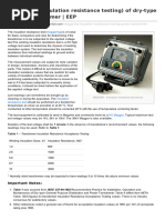 MIL-STD-202 Method 302: Insulation Resistance | PDF | Insulator ...